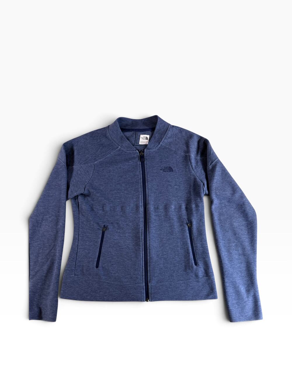 The North Face Women’s Large Full Zip Jacket Blue Heather Fleece NWOT